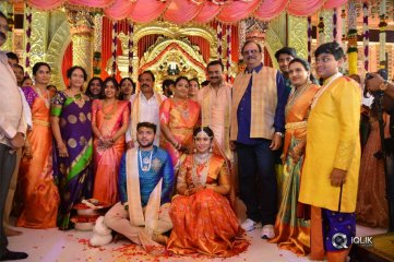 Celebs at Bandla Ganesh Brothers Daughter Ashritha Wedding Photos